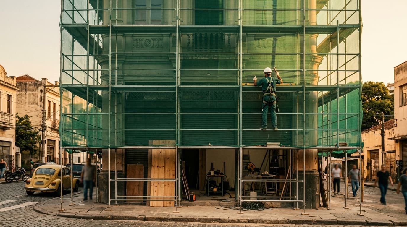 KFC em obras