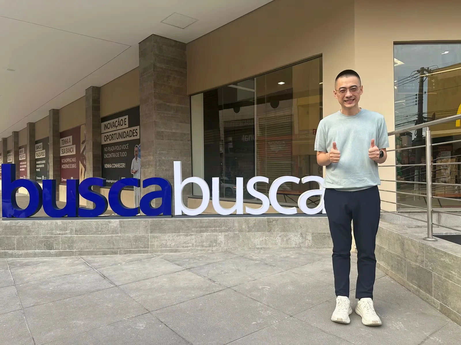 Alex Ye em unidade do Busca Busca